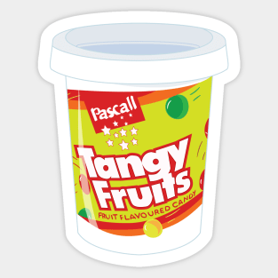 Tangy Fruits Digital Illustration Sticker